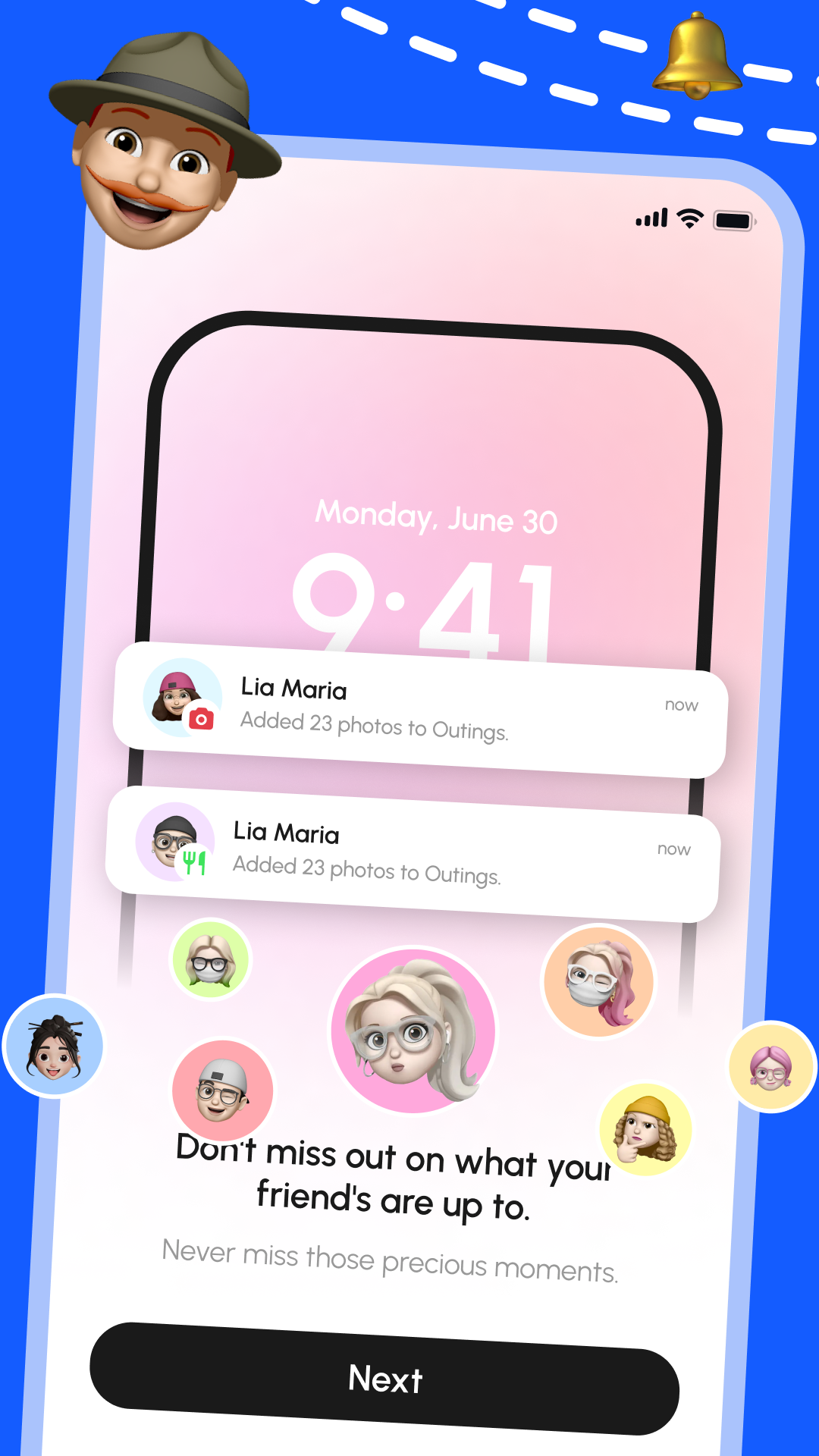 Social updates artwork